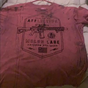 Men’s Affliction reversible shirt size 3xl